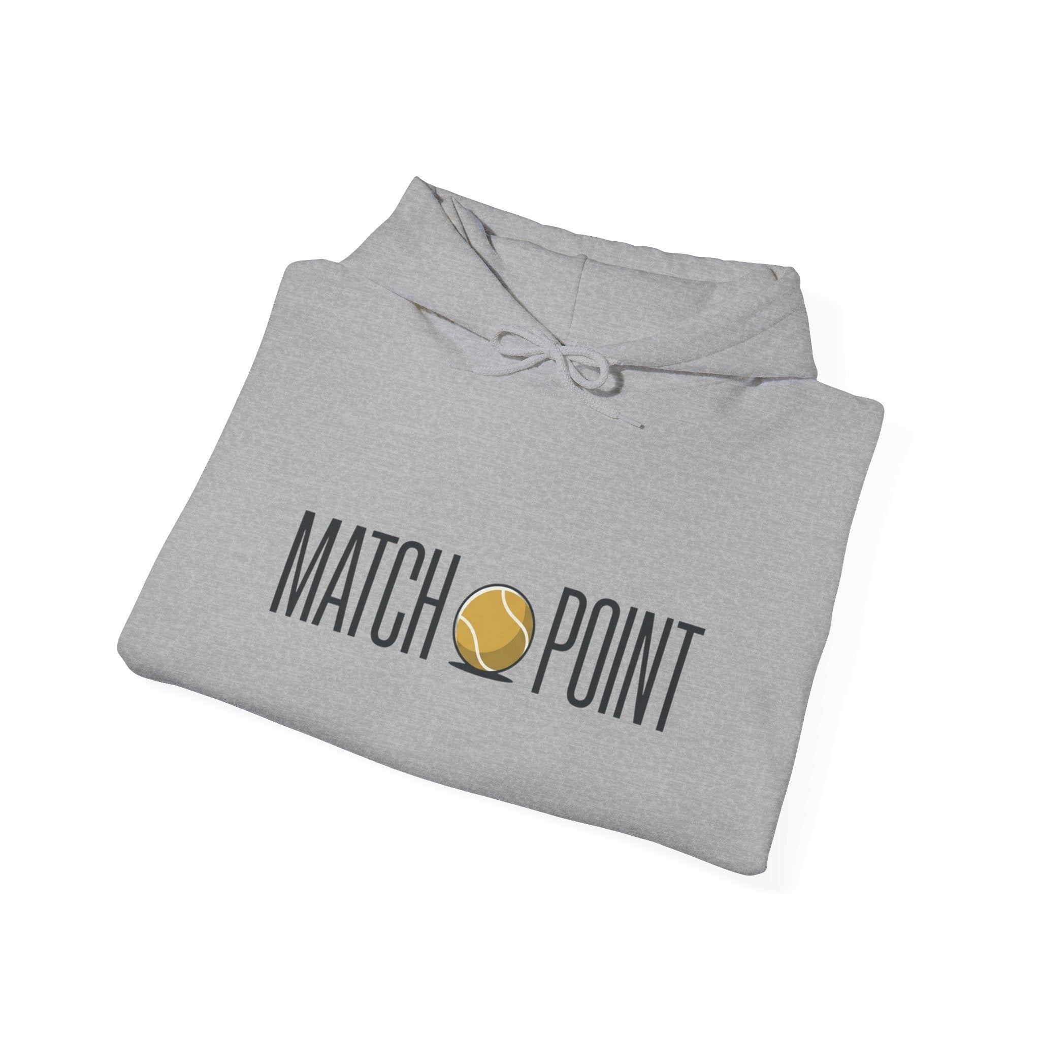 Match Point Tennis Hoodie — 'MATCH POINT' Graphic Pullover