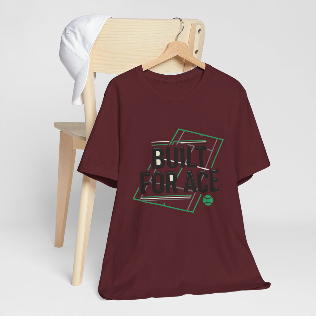 Built For Ace Tennis T‑Shirt – Retro Court Graphic Tee