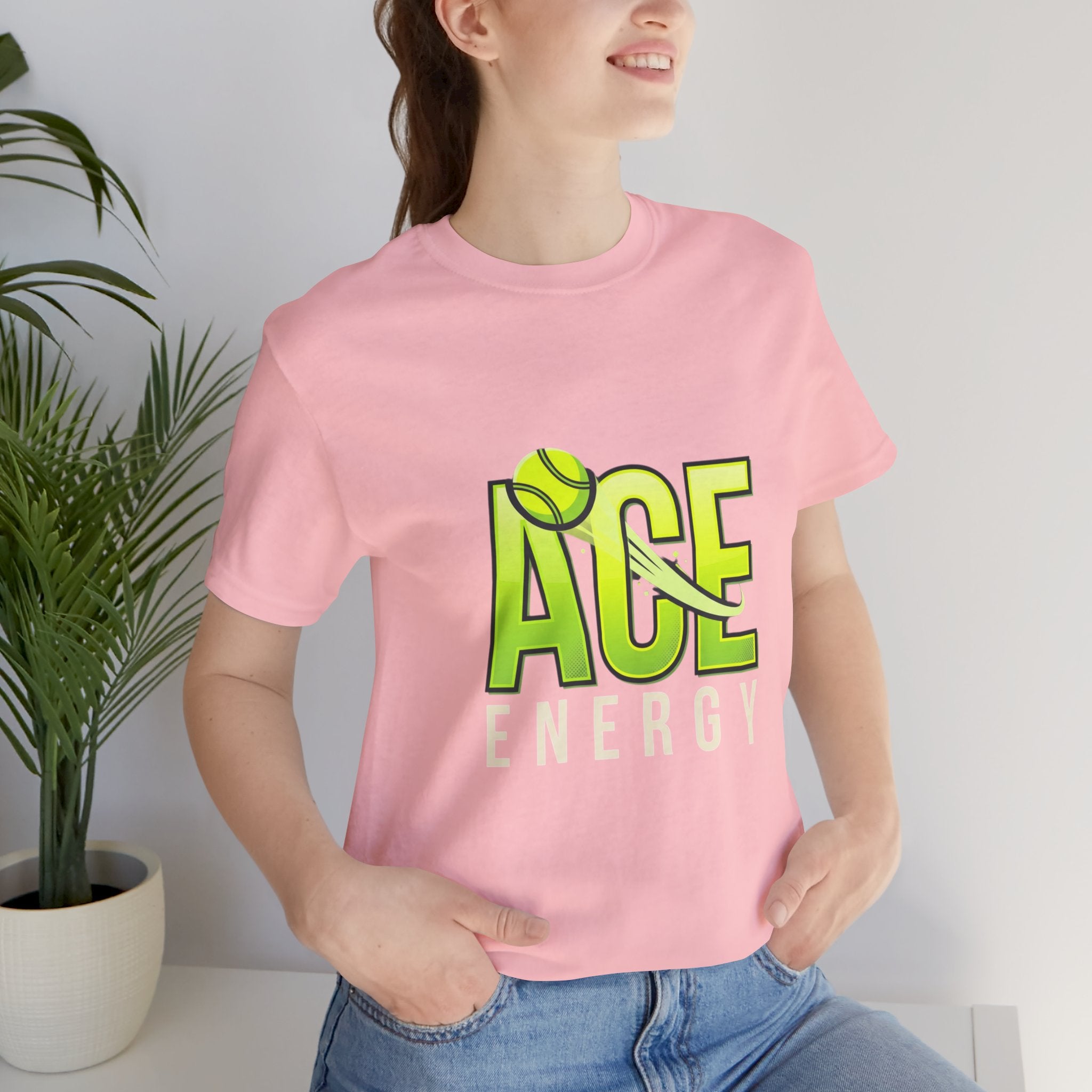 T-Shirt — "Ace Energy" Tennis Graphic Tee