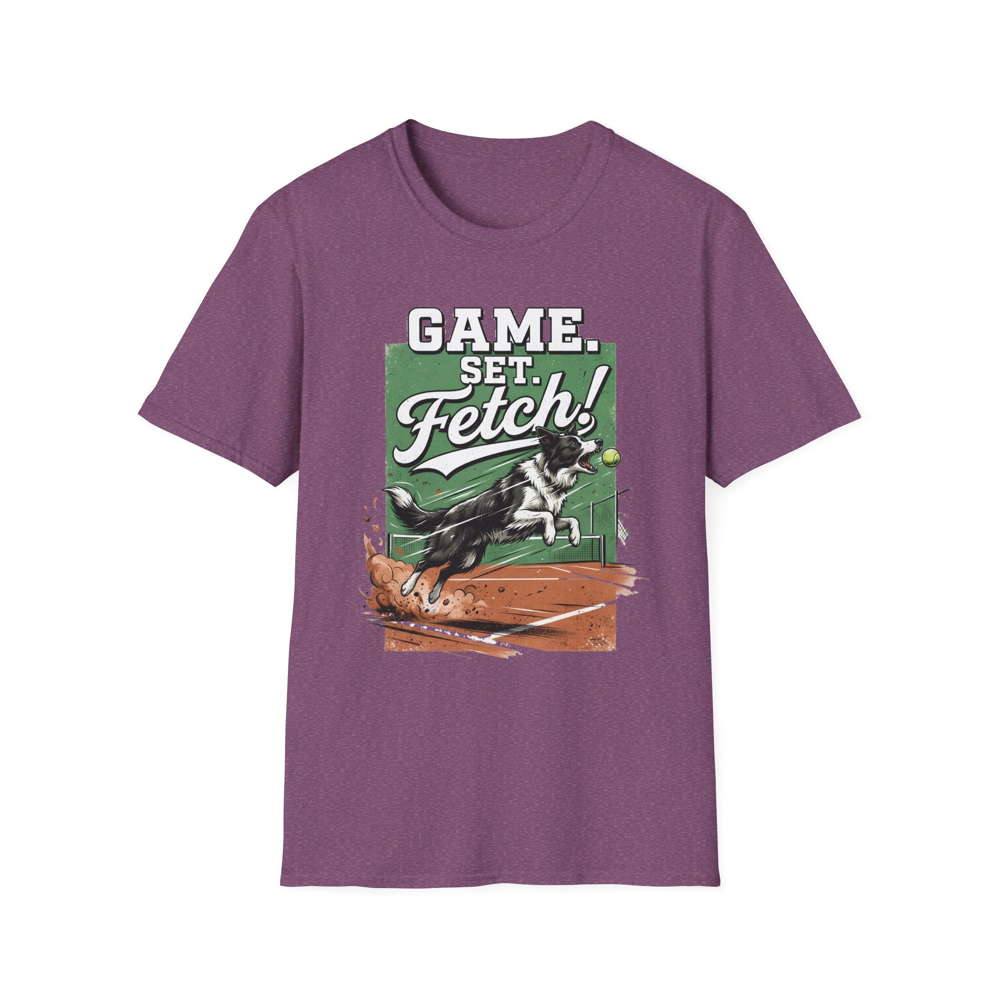 Game, Set, Fetch! Tennis Dog T-Shirt — Funny Pet Lover Athletic Tee