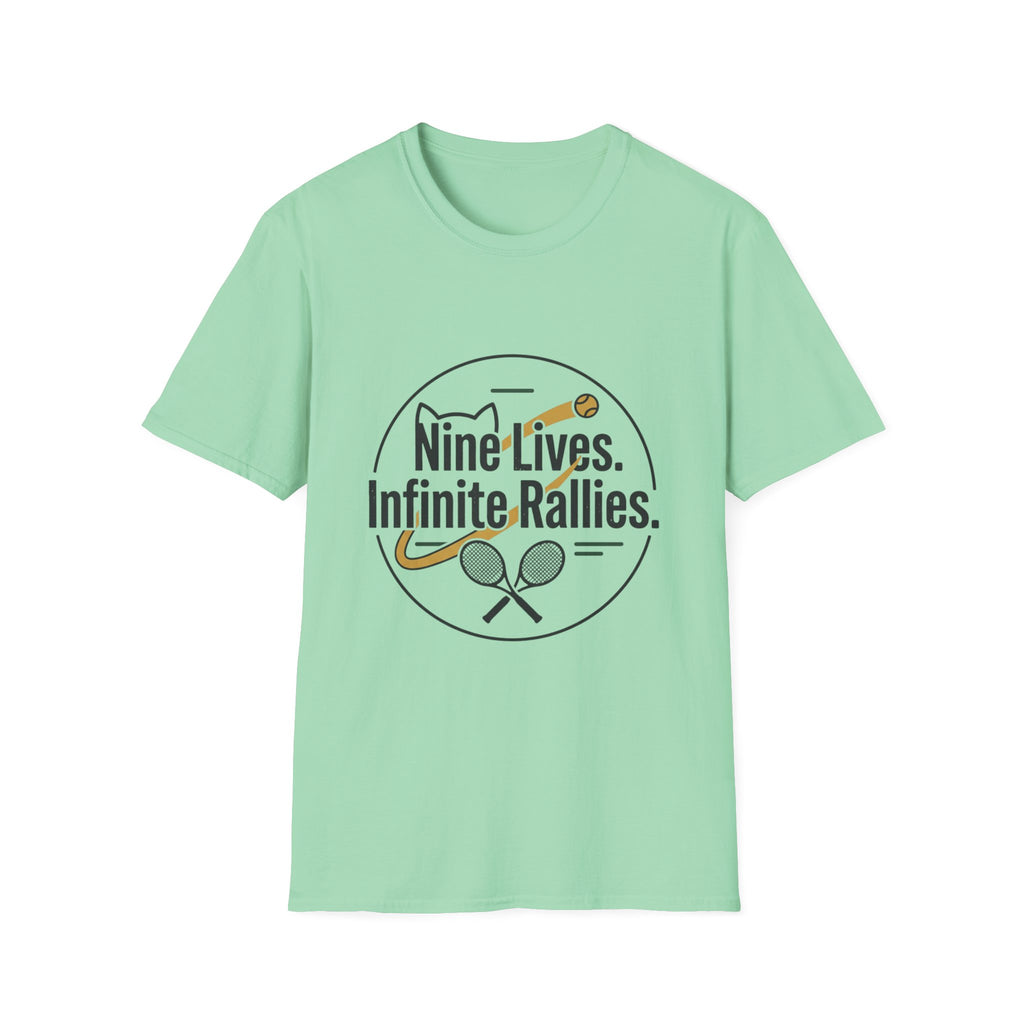 T-shirt Cat & Racket Graphic