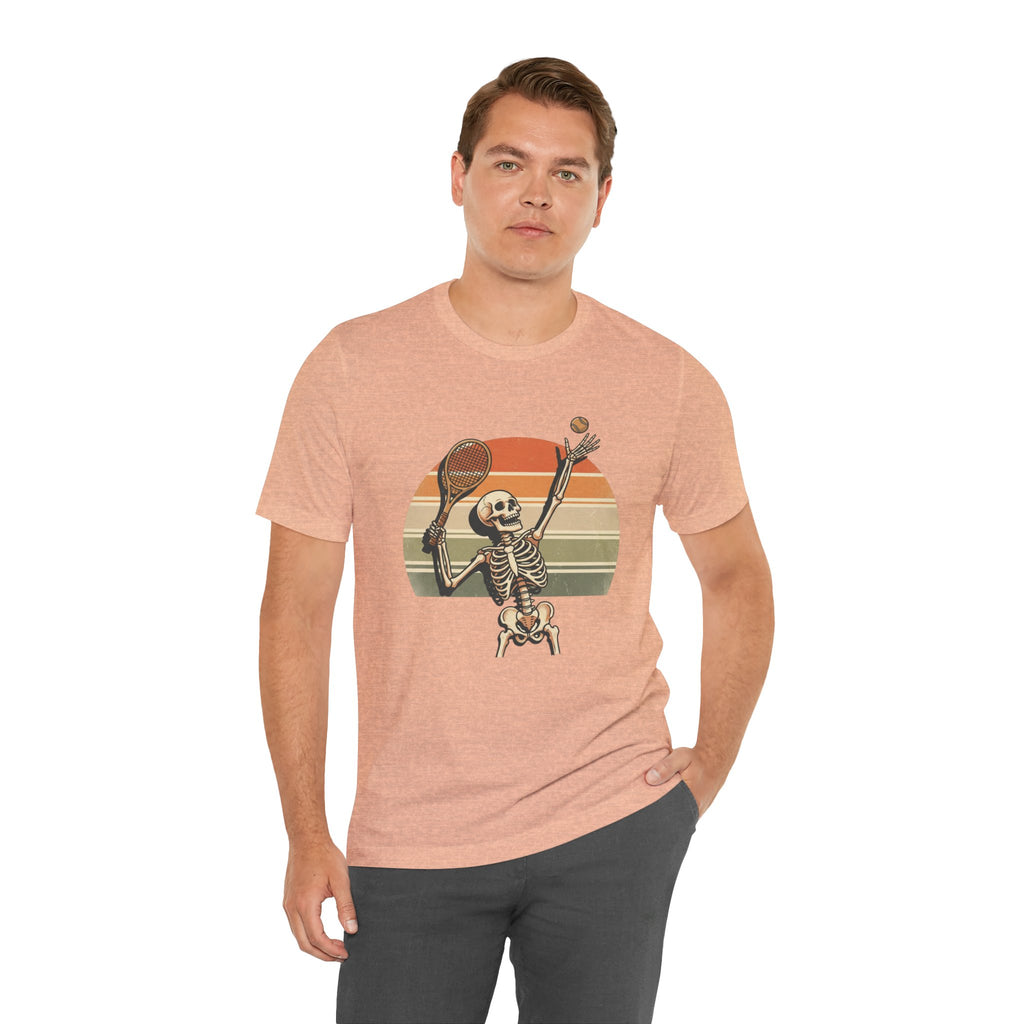 Skeleton Tennis Vintage Sunset Tee