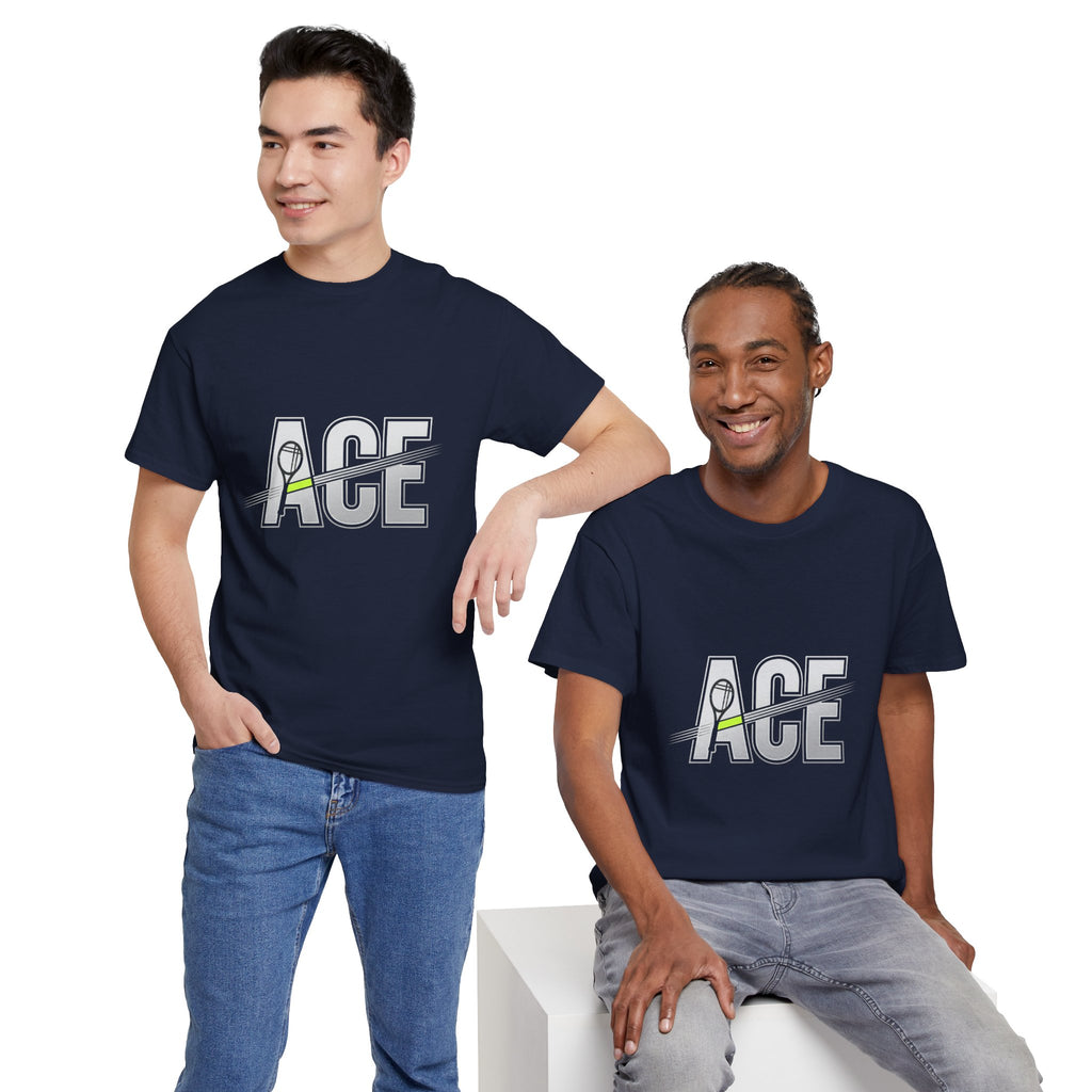 Ace Graphic Tee — Minimal Tennis 'ACE' Design
