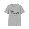 Tennis Graphic T-Shirt — Racket & Ball Athletic Tee