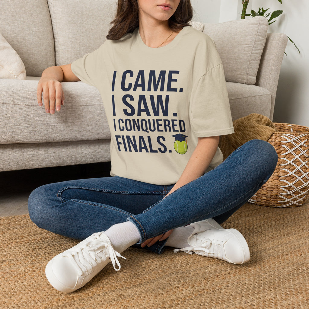 I Came. I Saw. I Conquered Finals. Tee — College Exam Victory Shirt