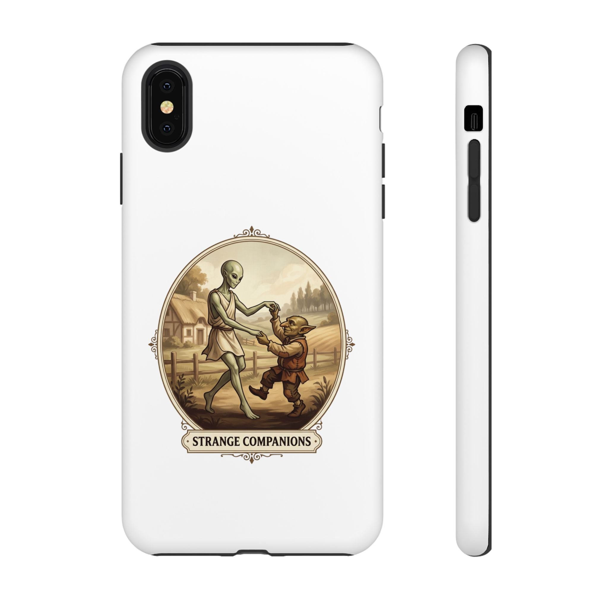Phone Case — Vintage 'Strange Companions' Alien & Child Illustration