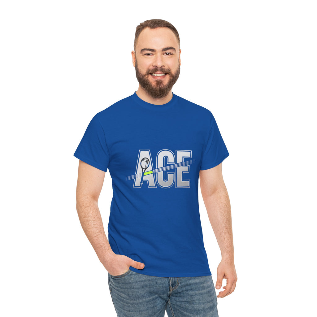 Ace Graphic Tee — Minimal Tennis 'ACE' Design
