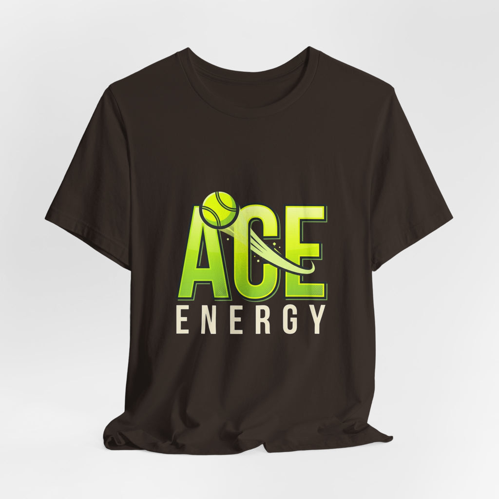T-Shirt — "Ace Energy" Tennis Graphic Tee