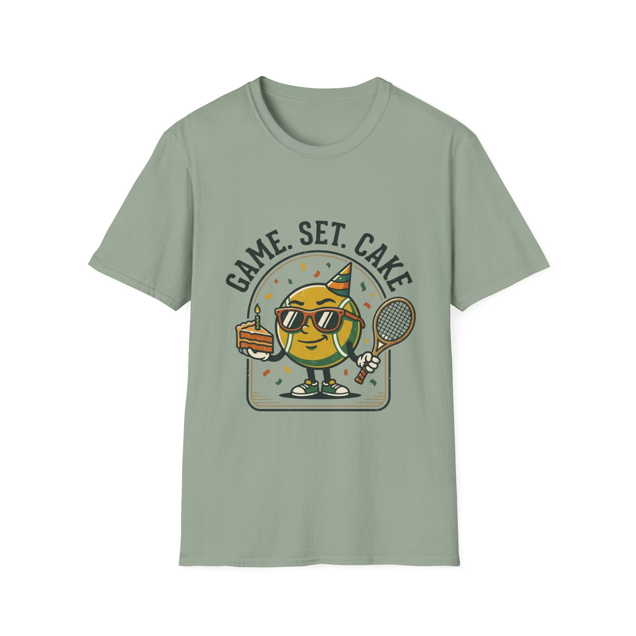 Game. Set. Cake. Tennis Slice Graphic Tee