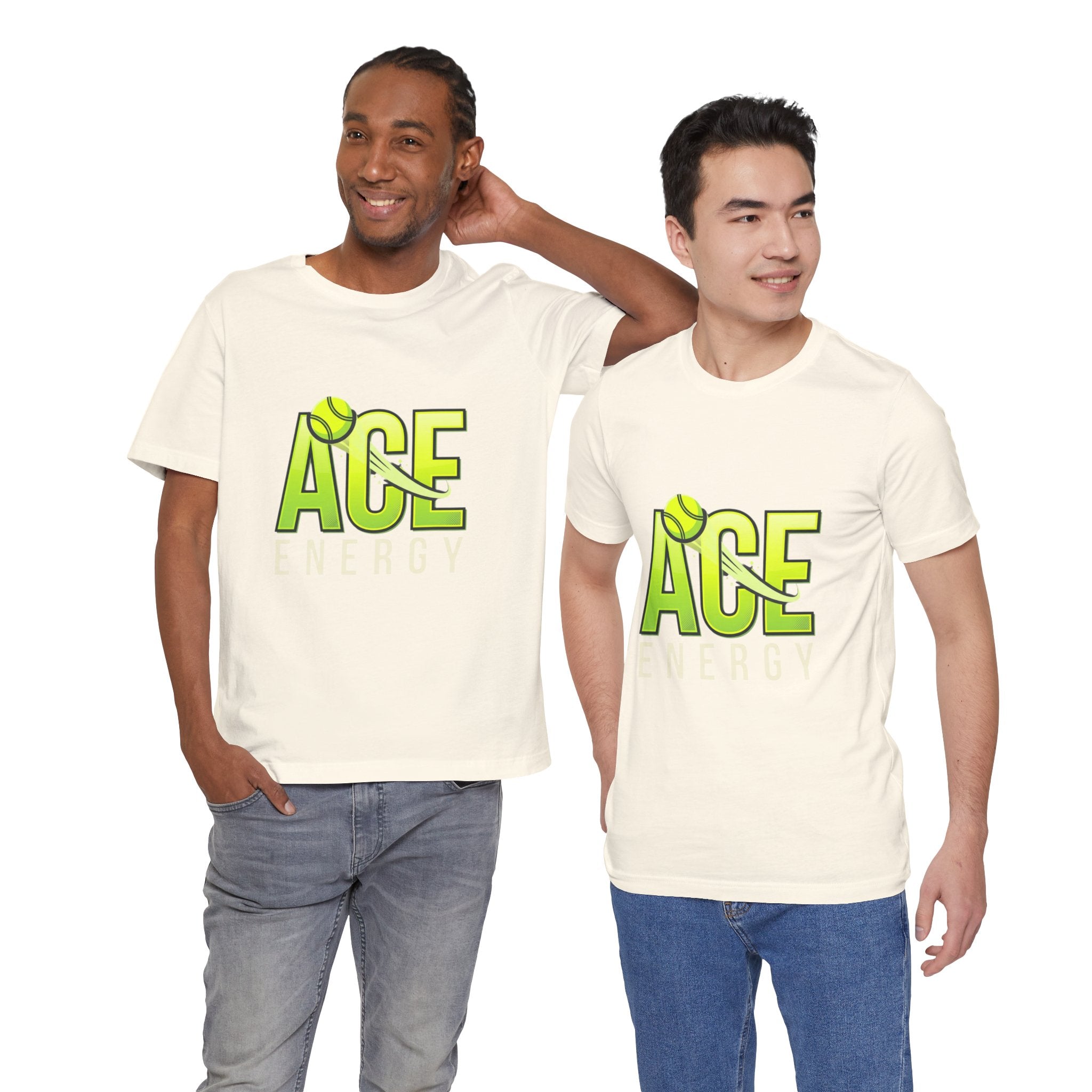T-Shirt — "Ace Energy" Tennis Graphic Tee