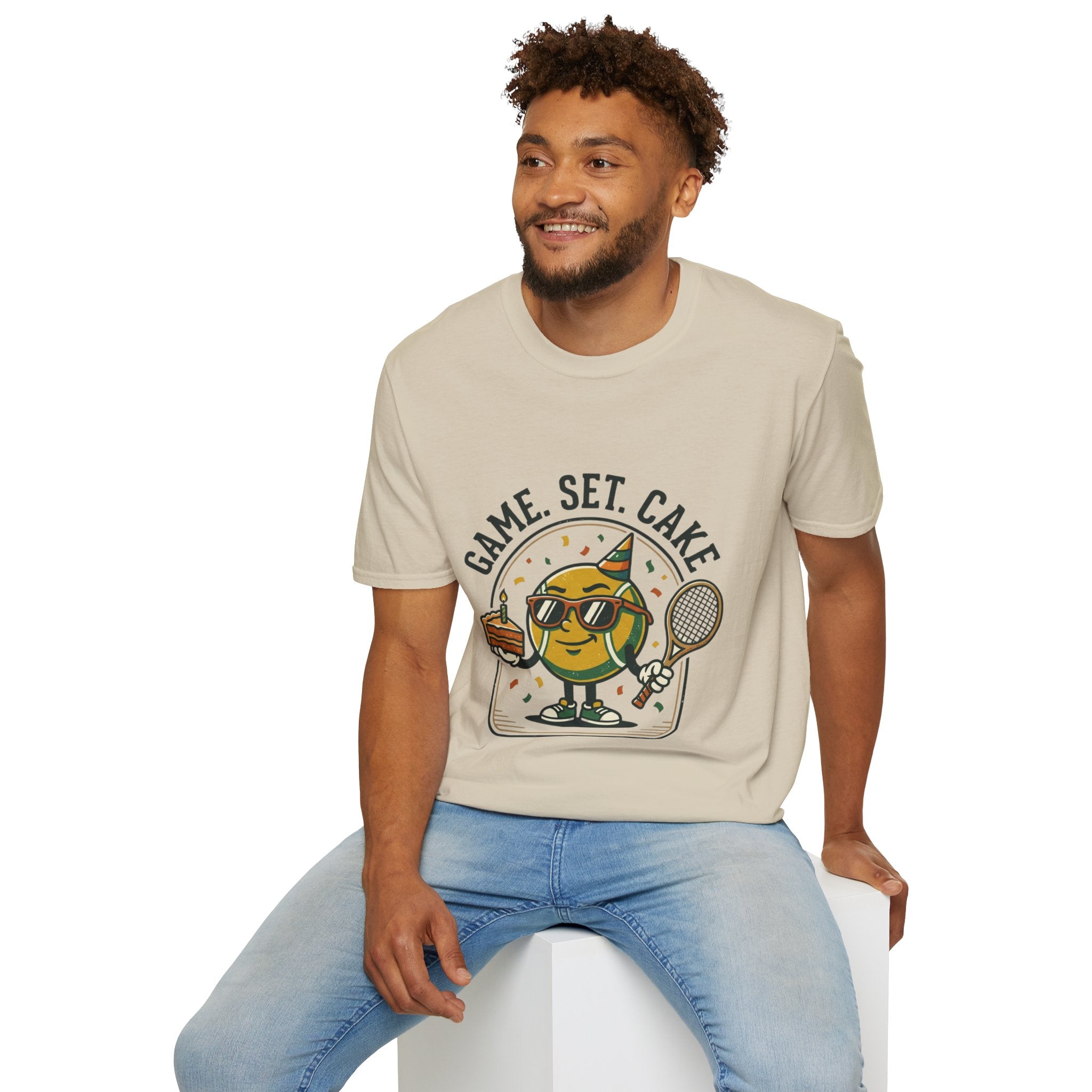 Game. Set. Cake. Tennis Slice Graphic Tee