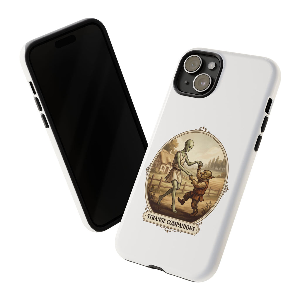 Phone Case — Vintage 'Strange Companions' Alien & Child Illustration