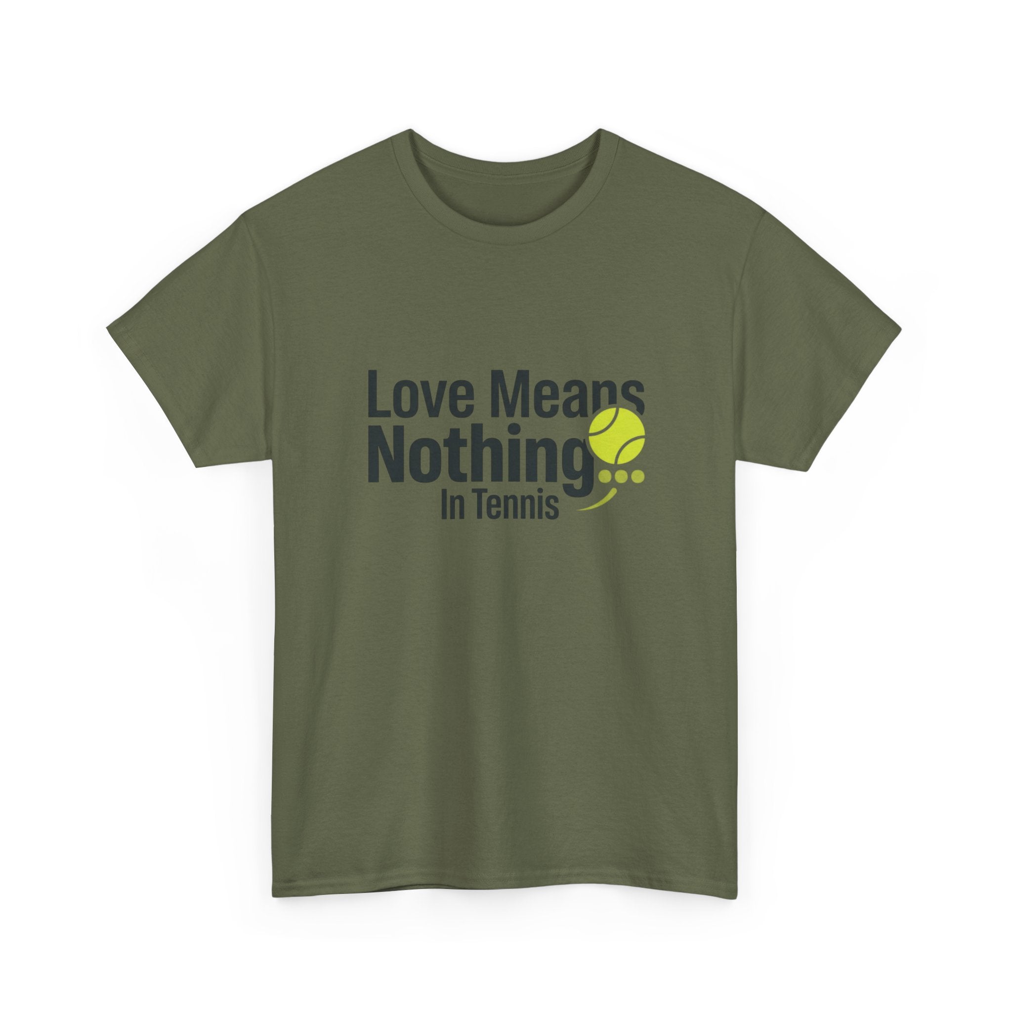 T‑Shirt — "Love Means Nothing in Tennis" Funny Tennis Tee