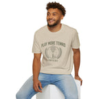 Play More Tennis T-Shirt — 'Play More Tennis That's All' Vintage Tennis Shirt