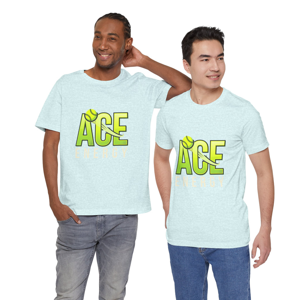T-Shirt — "Ace Energy" Tennis Graphic Tee