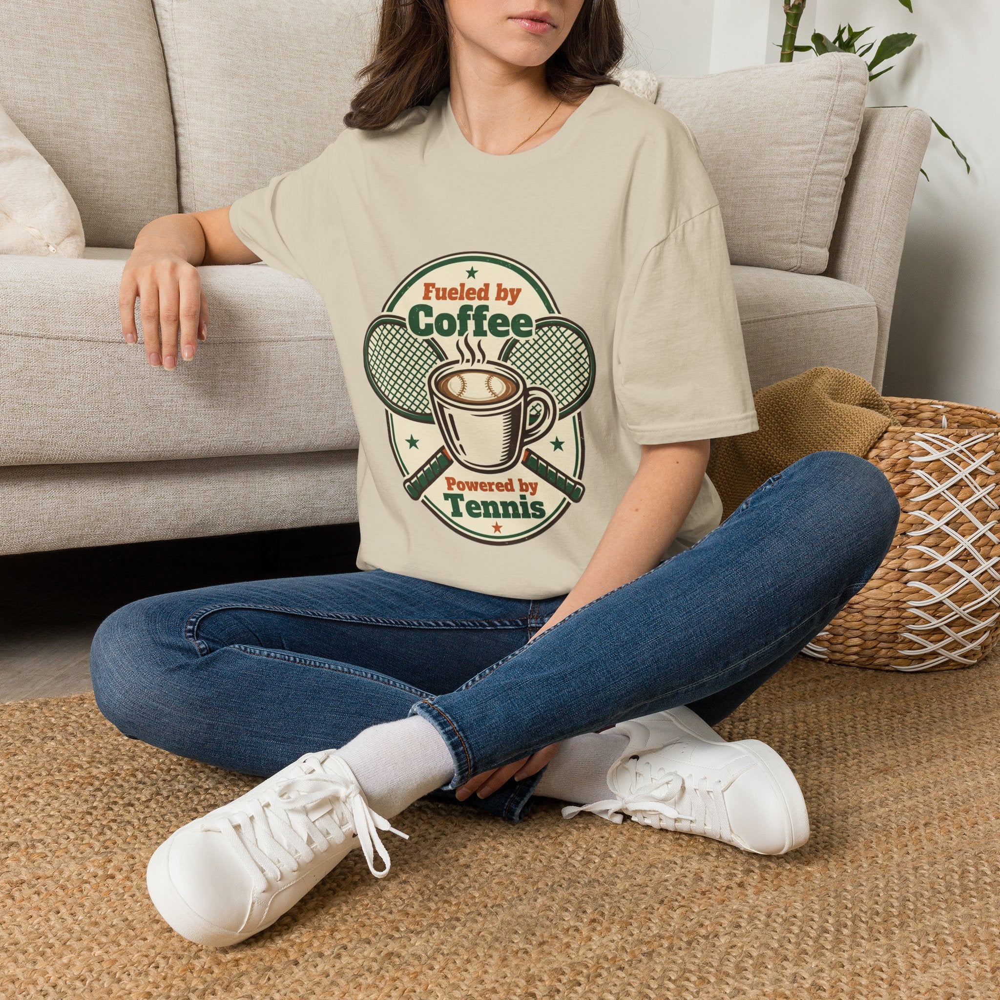 Fueled by Coffee, Powered by Tennis T-Shirt