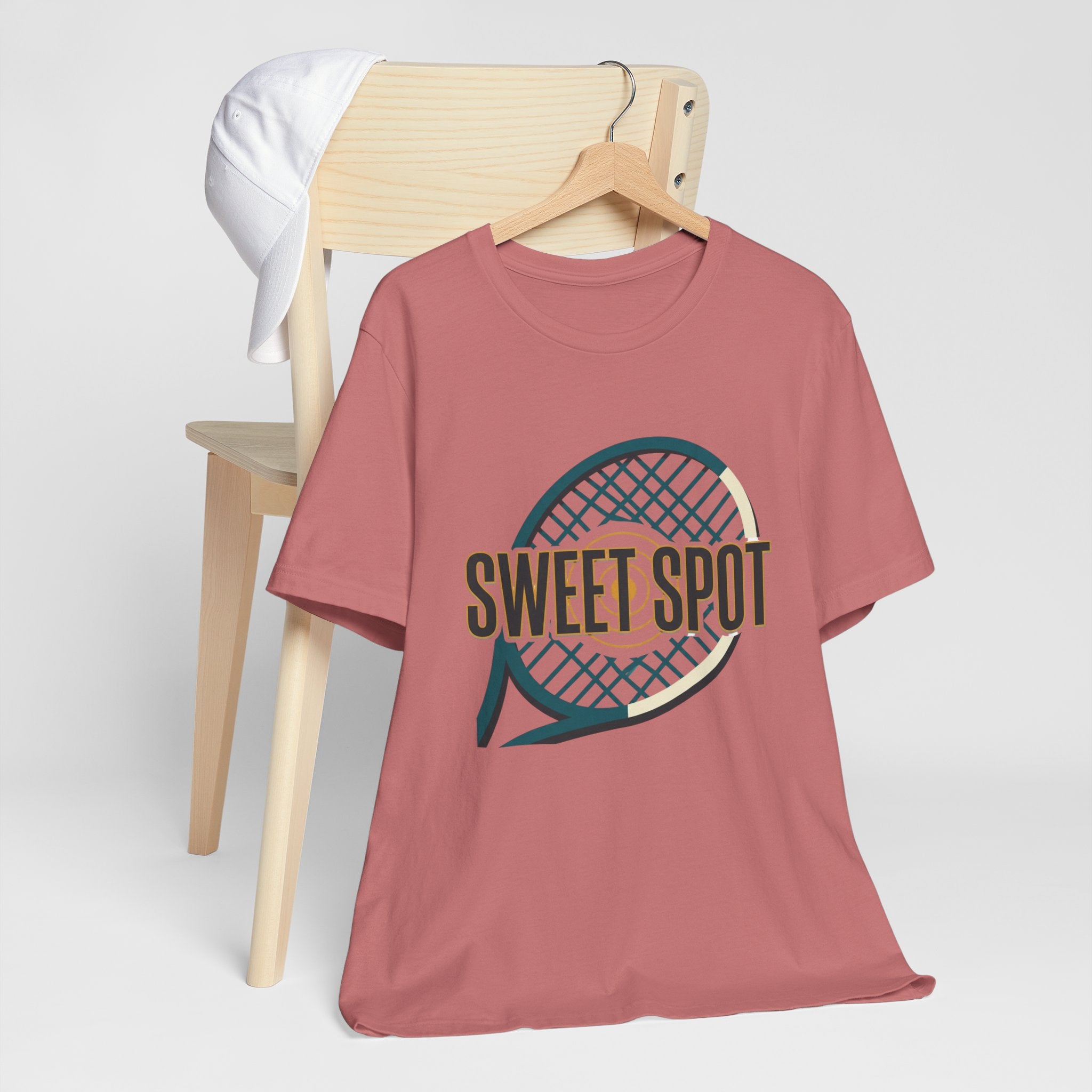 Tennis Tee – “Sweet Spot” Racket Graphic Shirt