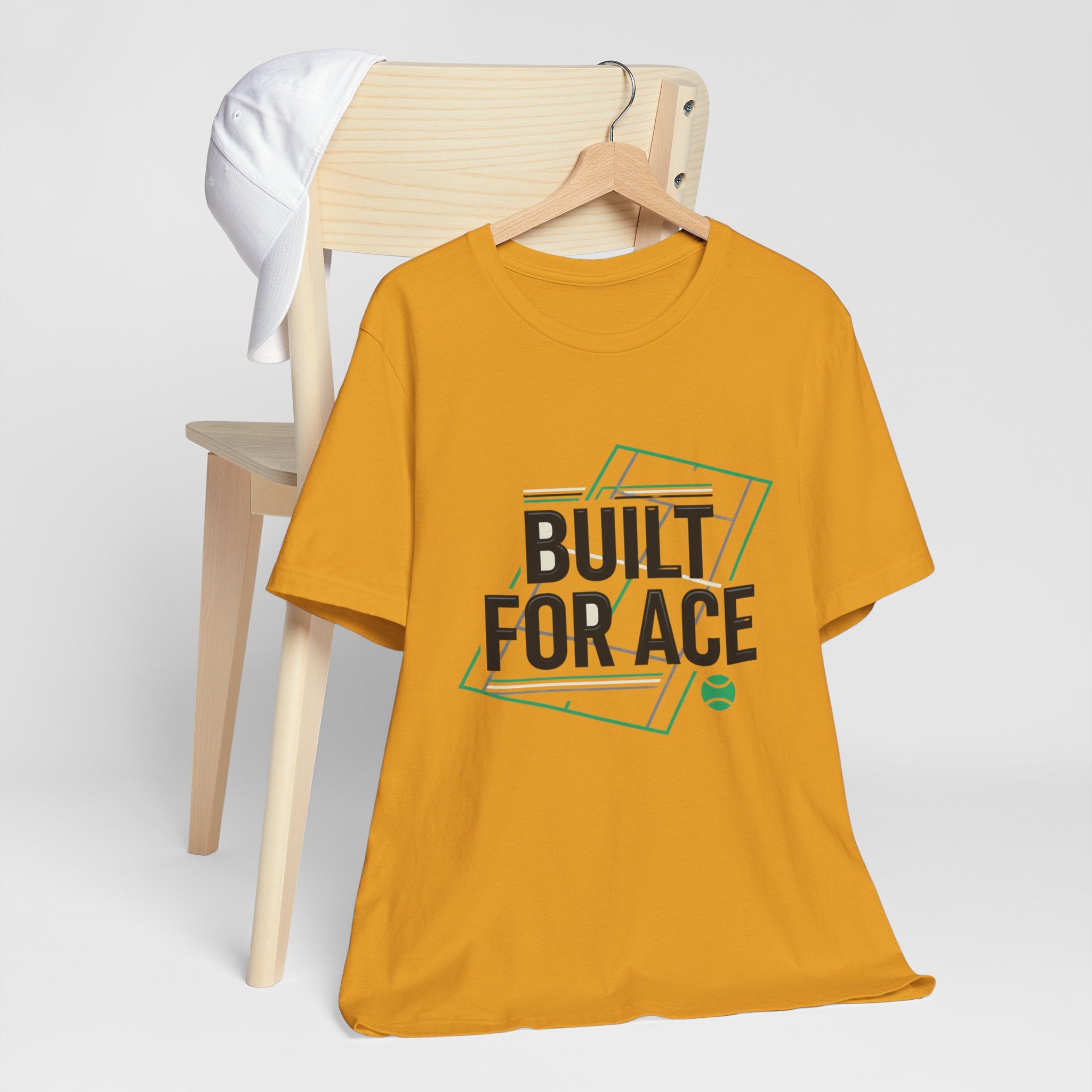 Built For Ace Tennis T‑Shirt – Retro Court Graphic Tee