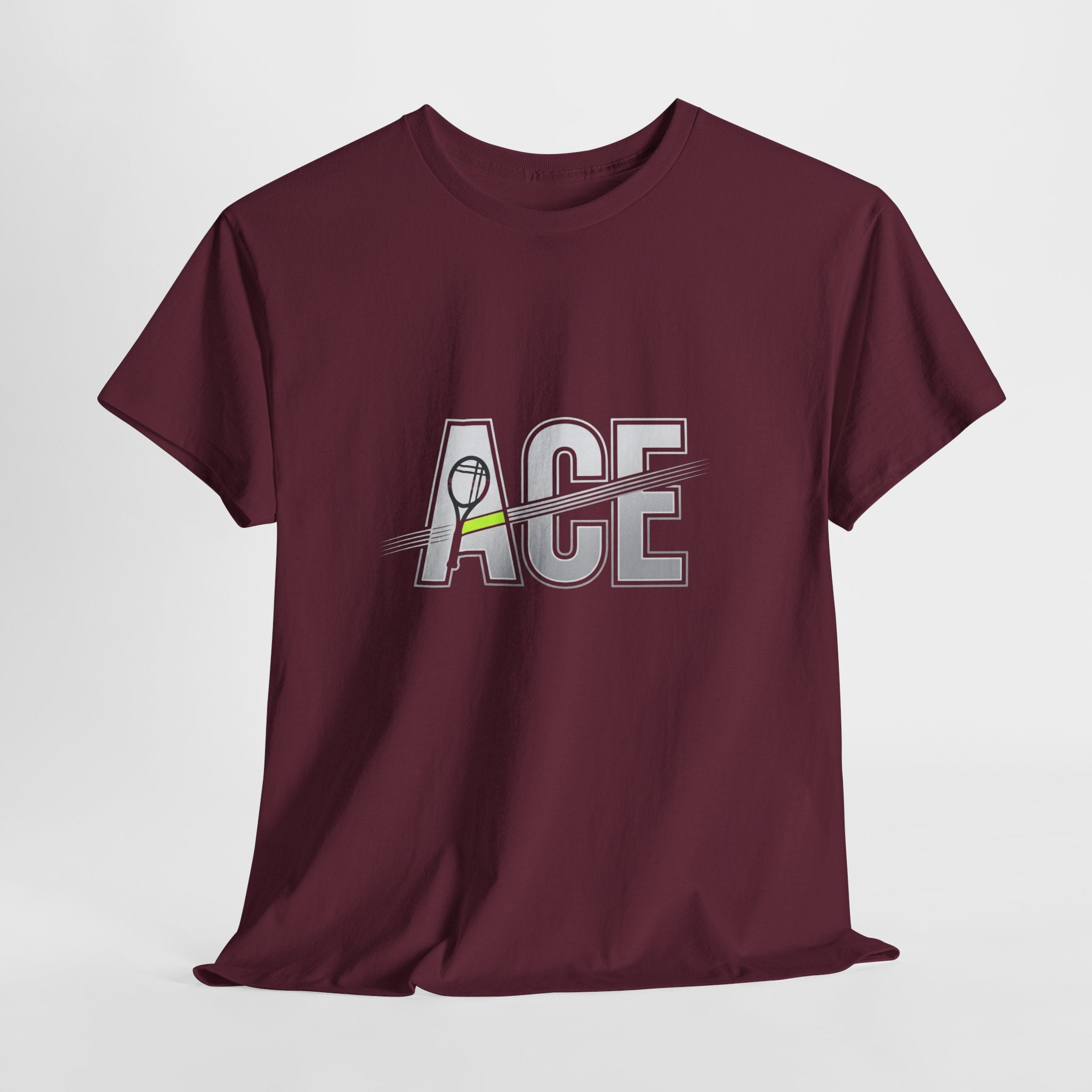 Ace Graphic Tee — Minimal Tennis 'ACE' Design