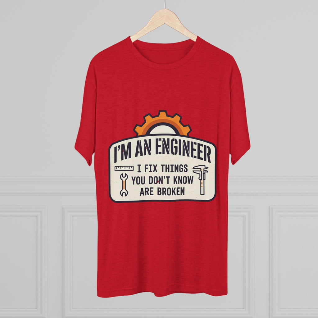 Engineer T‑Shirt – "I'm An Engineer: I Fix Things You Don't Know Are Broken" Graphic Tee