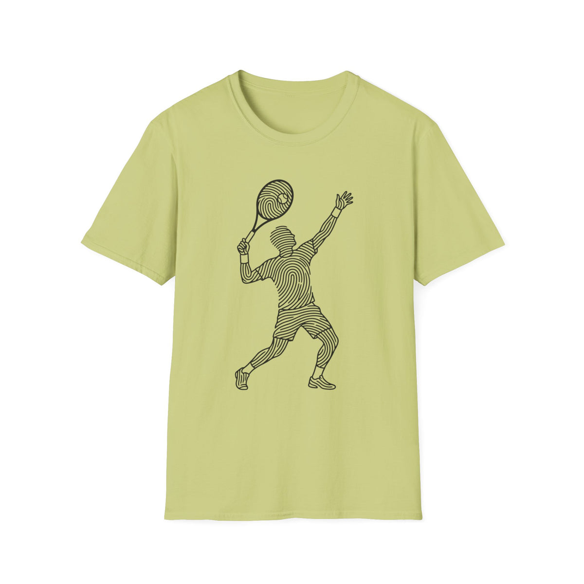 Tennis Player Sketch T-Shirt