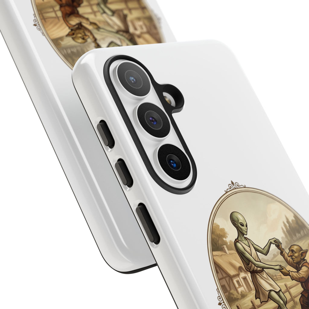 Phone Case — Vintage 'Strange Companions' Alien & Child Illustration