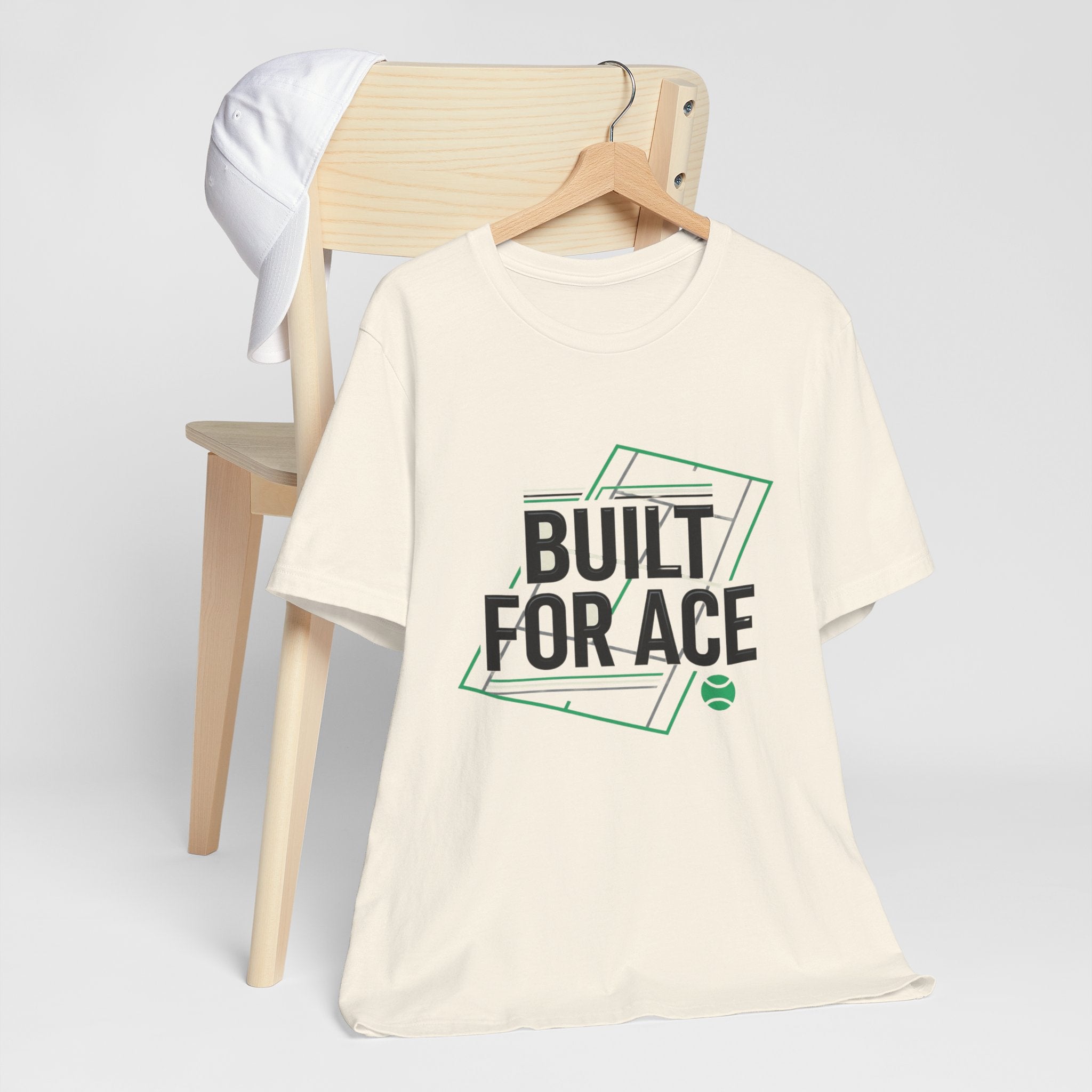 Built For Ace Tennis T‑Shirt – Retro Court Graphic Tee