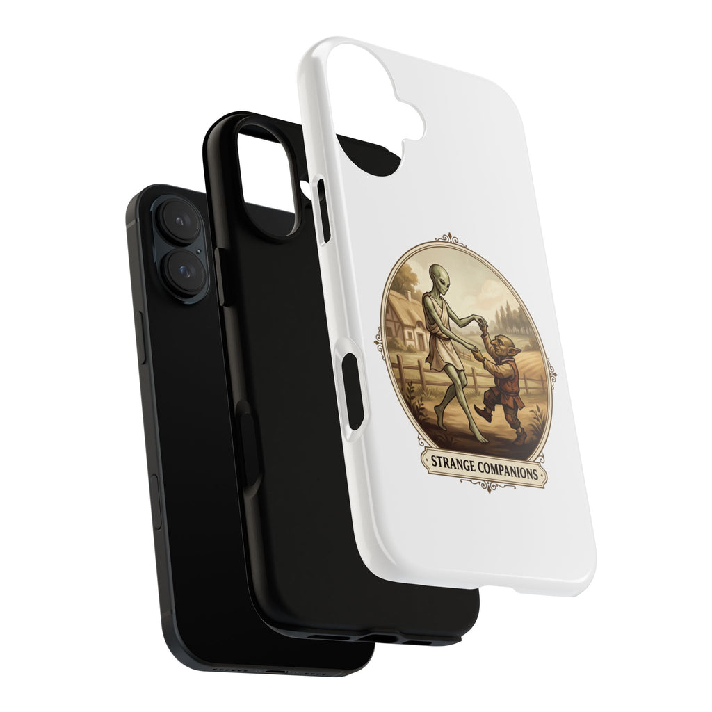 Phone Case — Vintage 'Strange Companions' Alien & Child Illustration