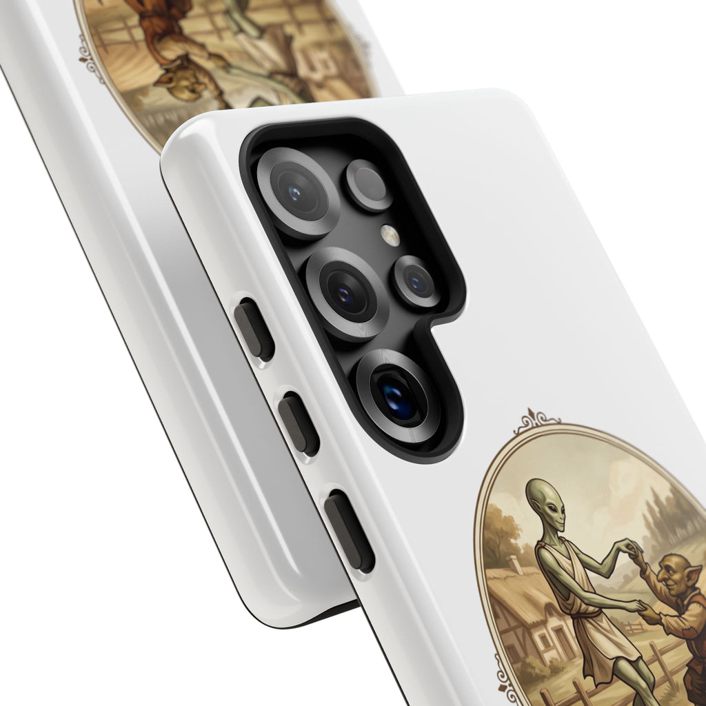 Phone Case — Vintage 'Strange Companions' Alien & Child Illustration