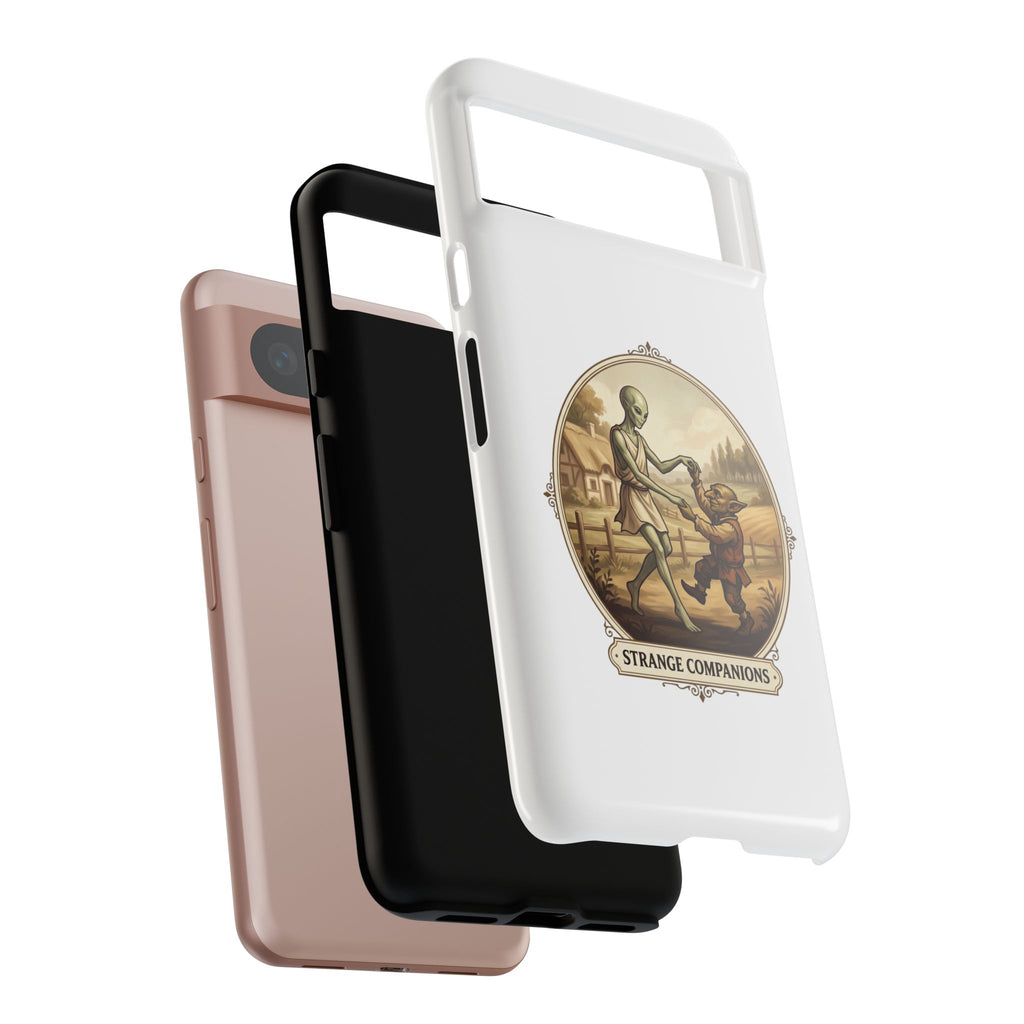 Phone Case — Vintage 'Strange Companions' Alien & Child Illustration