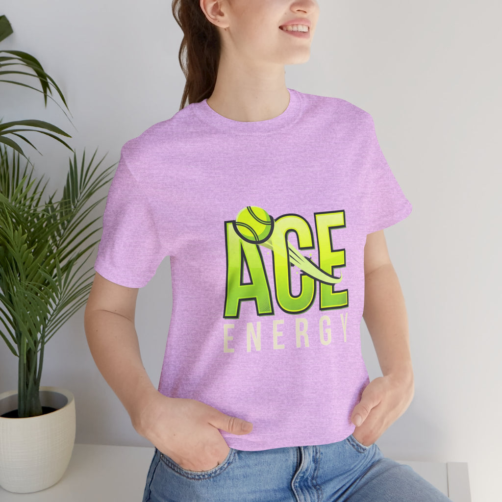 T-Shirt — "Ace Energy" Tennis Graphic Tee