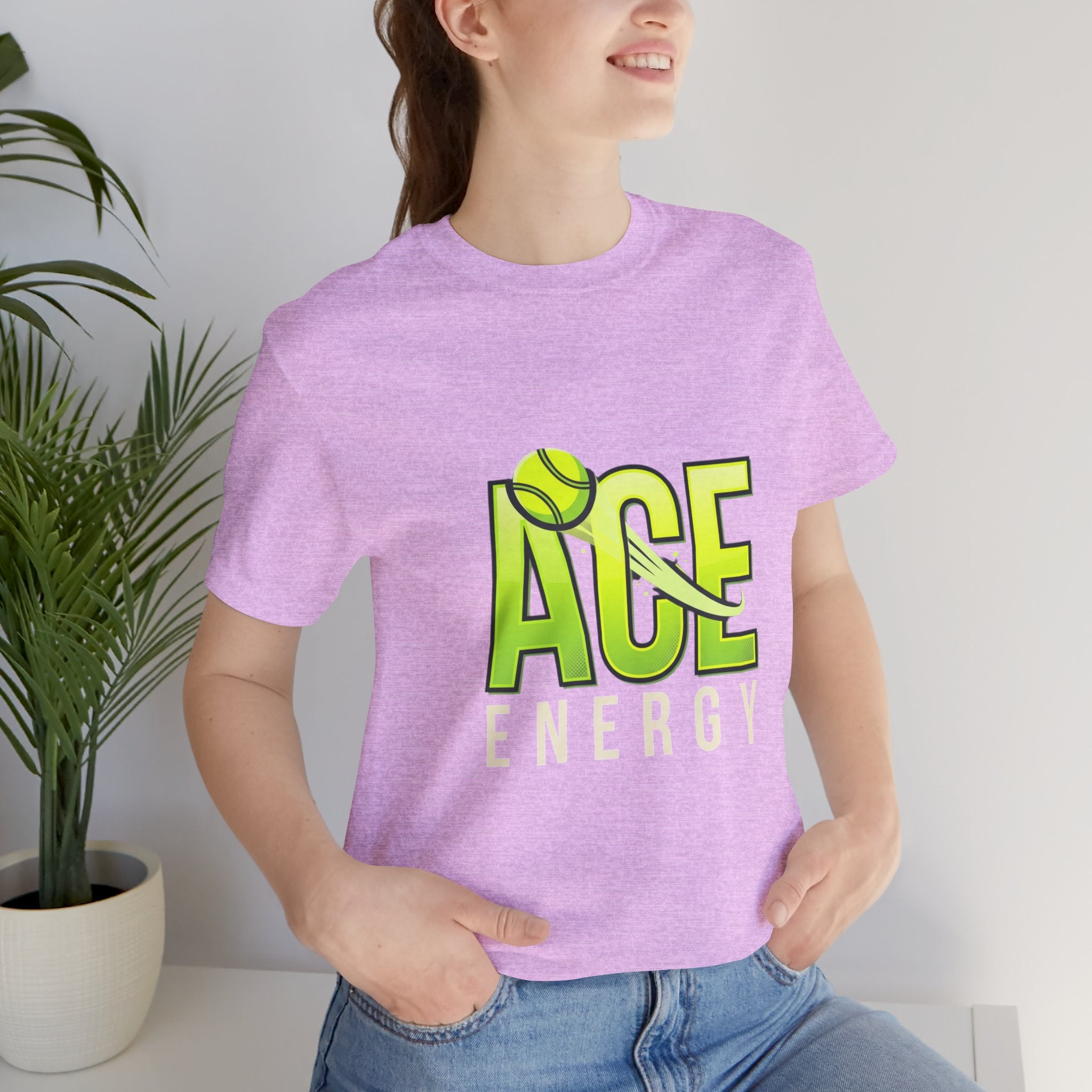 T-Shirt — "Ace Energy" Tennis Graphic Tee