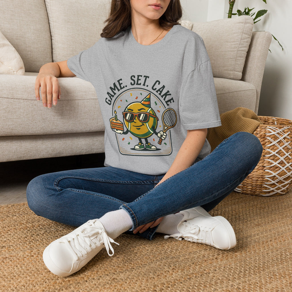 Game. Set. Cake. Tennis Slice Graphic Tee