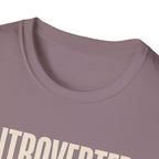 Introverted But Willing to Discuss Tennis T-Shirt