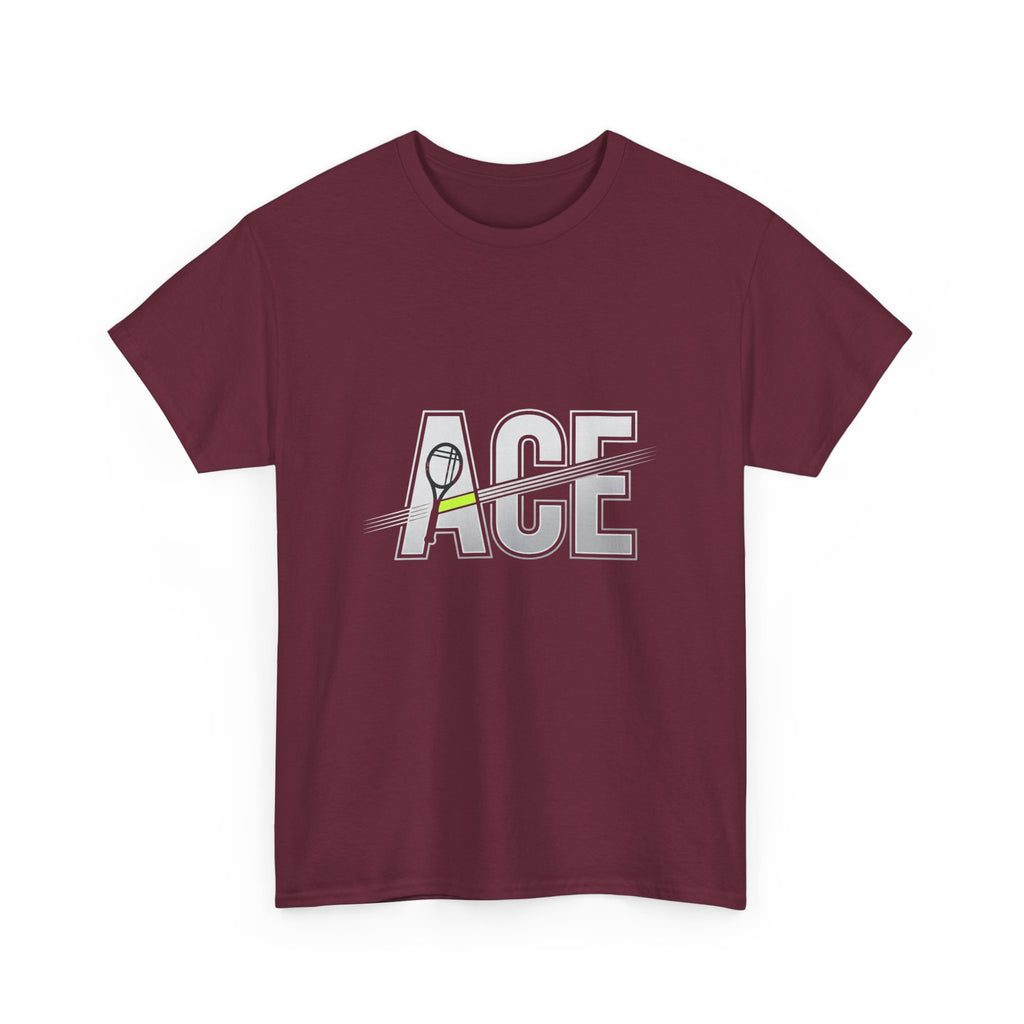 Ace Graphic Tee — Minimal Tennis 'ACE' Design