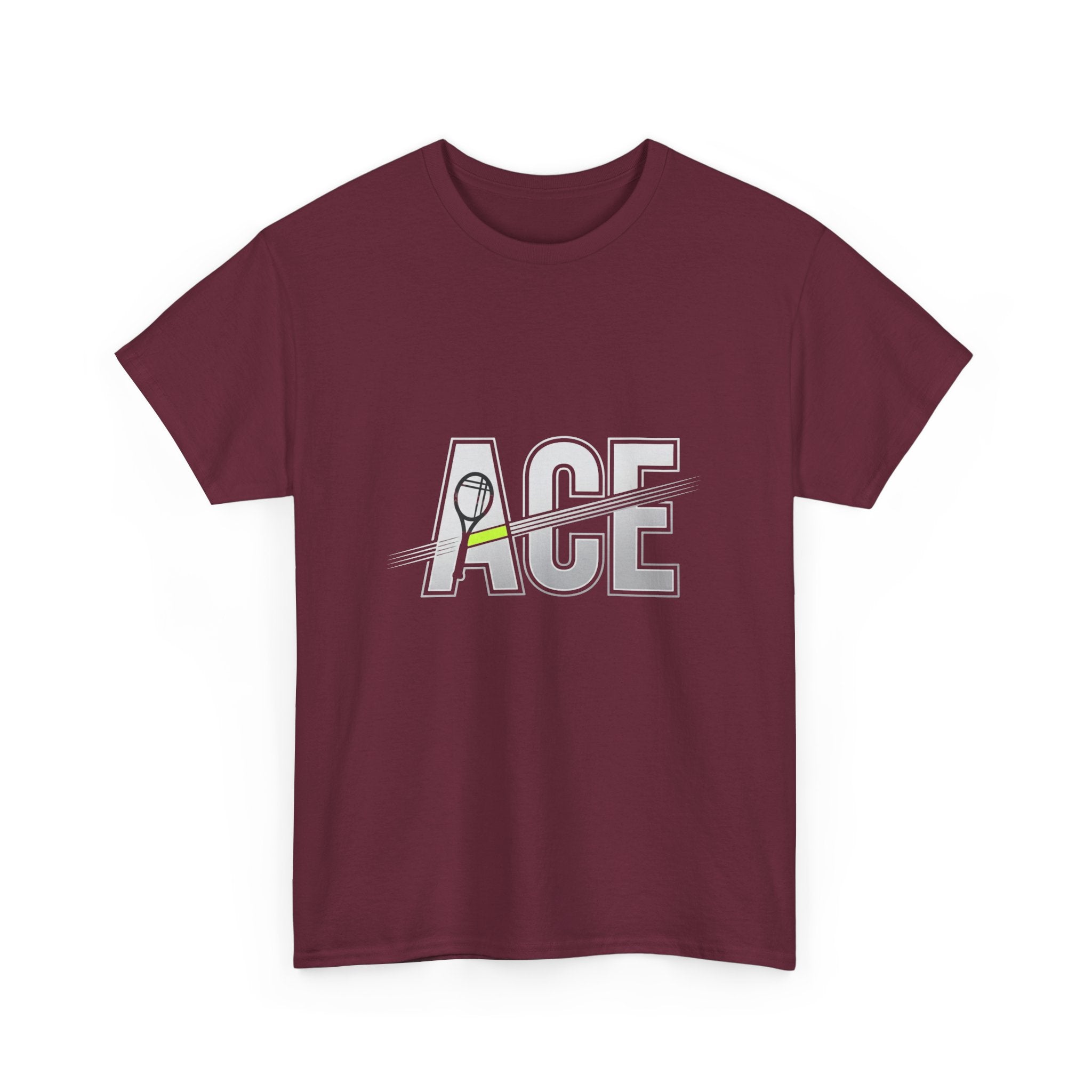Ace Graphic Tee — Minimal Tennis 'ACE' Design