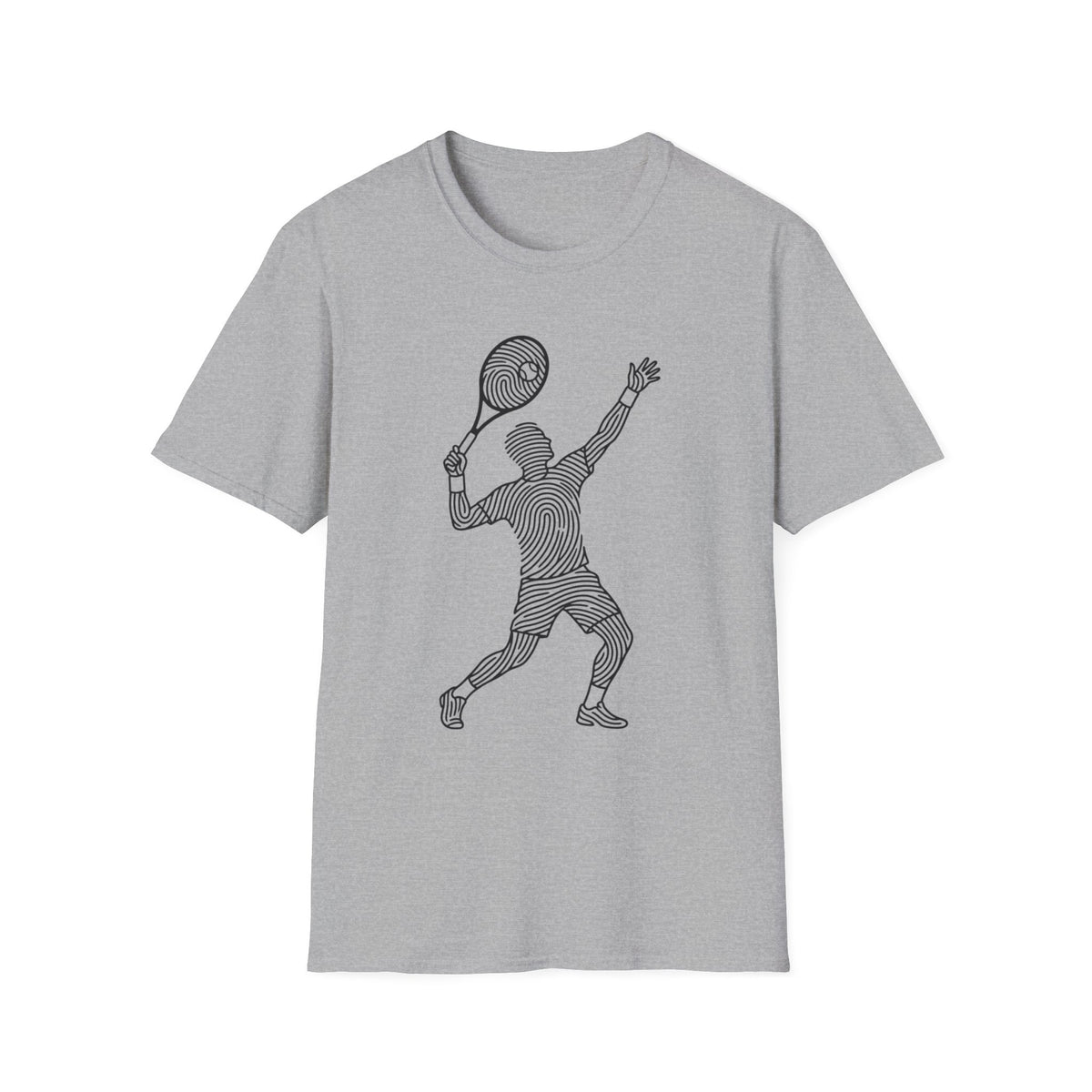 Tennis Player Sketch T-Shirt