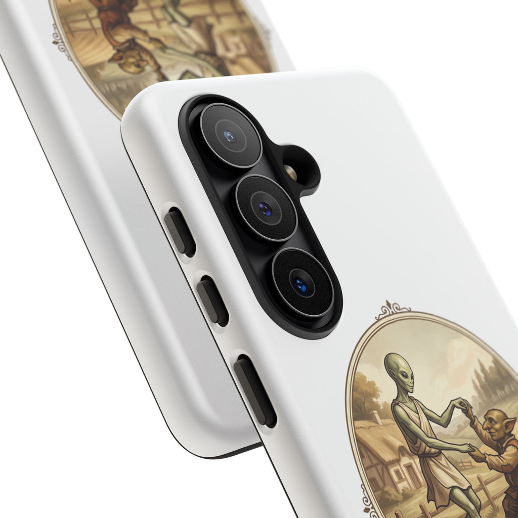 Phone Case — Vintage 'Strange Companions' Alien & Child Illustration