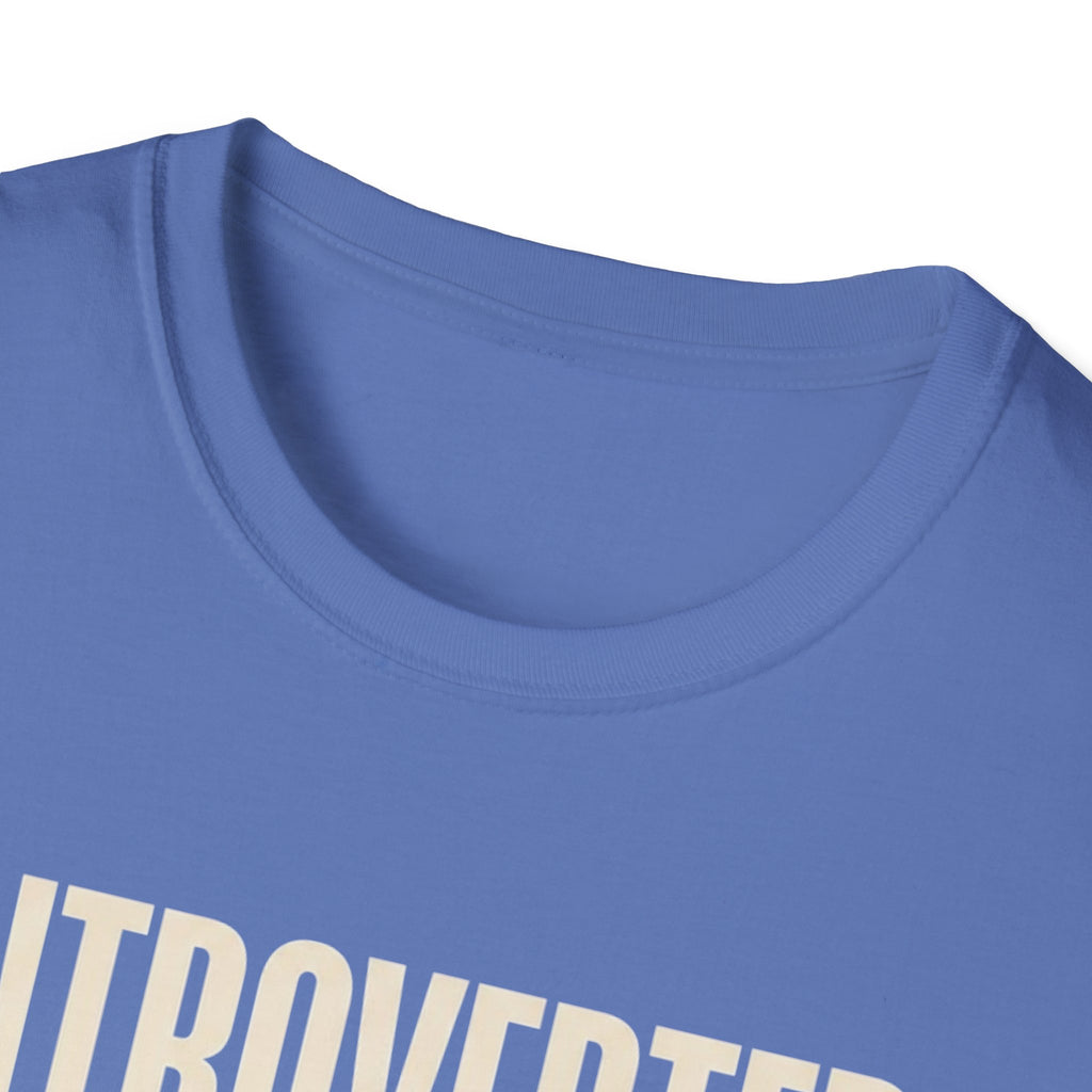 Introverted But Willing to Discuss Tennis T-Shirt