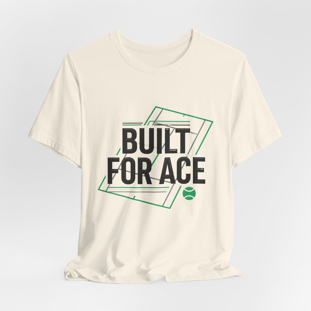 Built For Ace Tennis T‑Shirt – Retro Court Graphic Tee