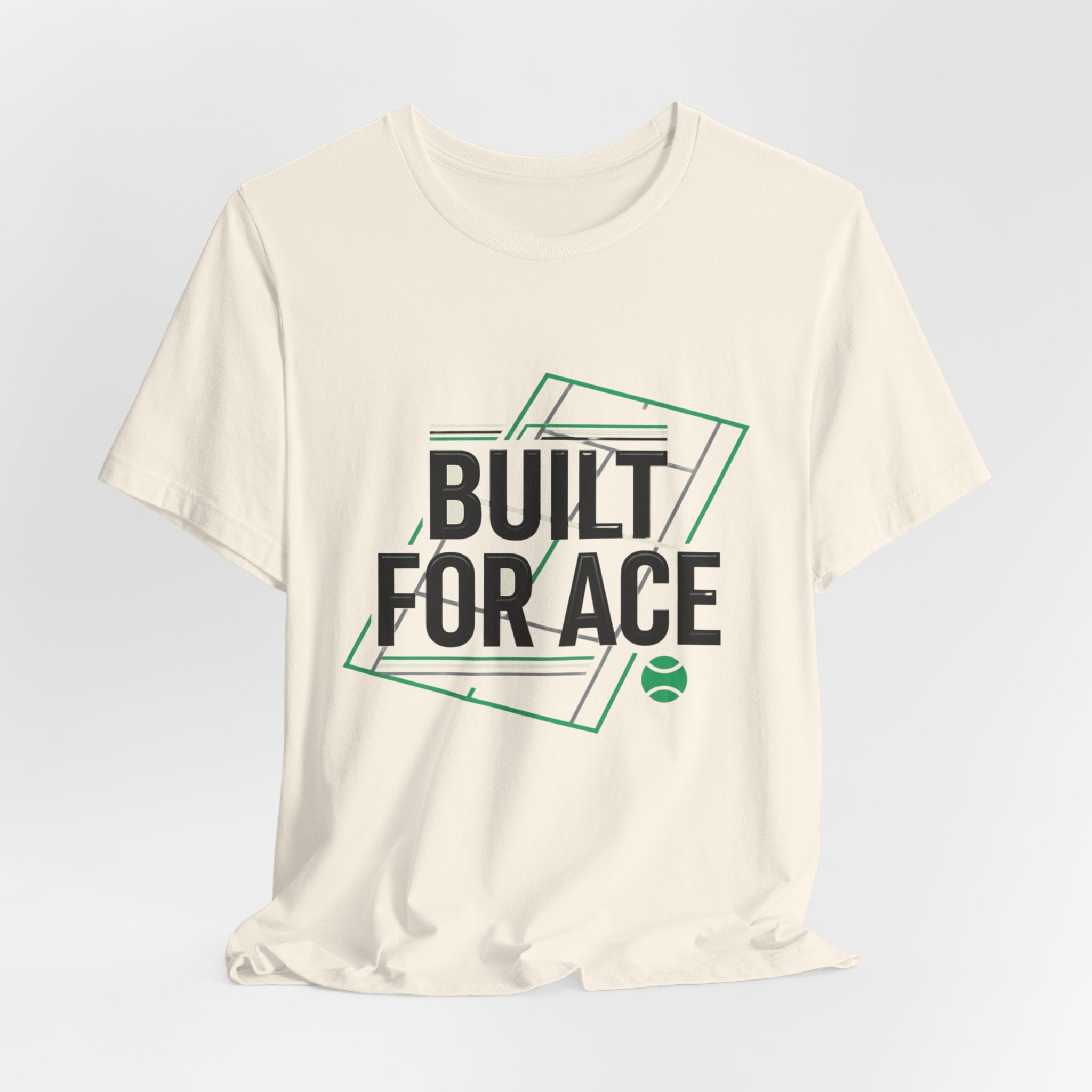 Built For Ace Tennis T‑Shirt – Retro Court Graphic Tee