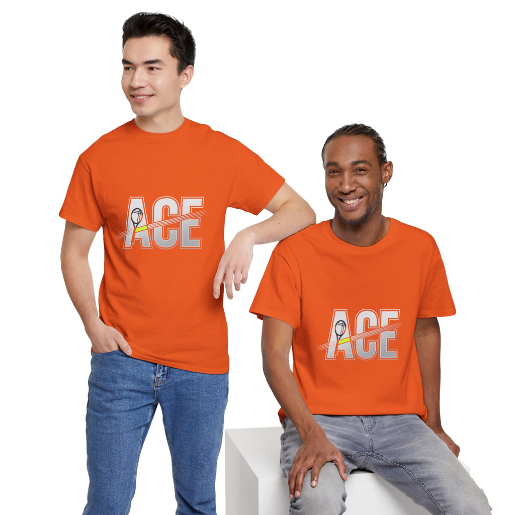 Ace Graphic Tee — Minimal Tennis 'ACE' Design