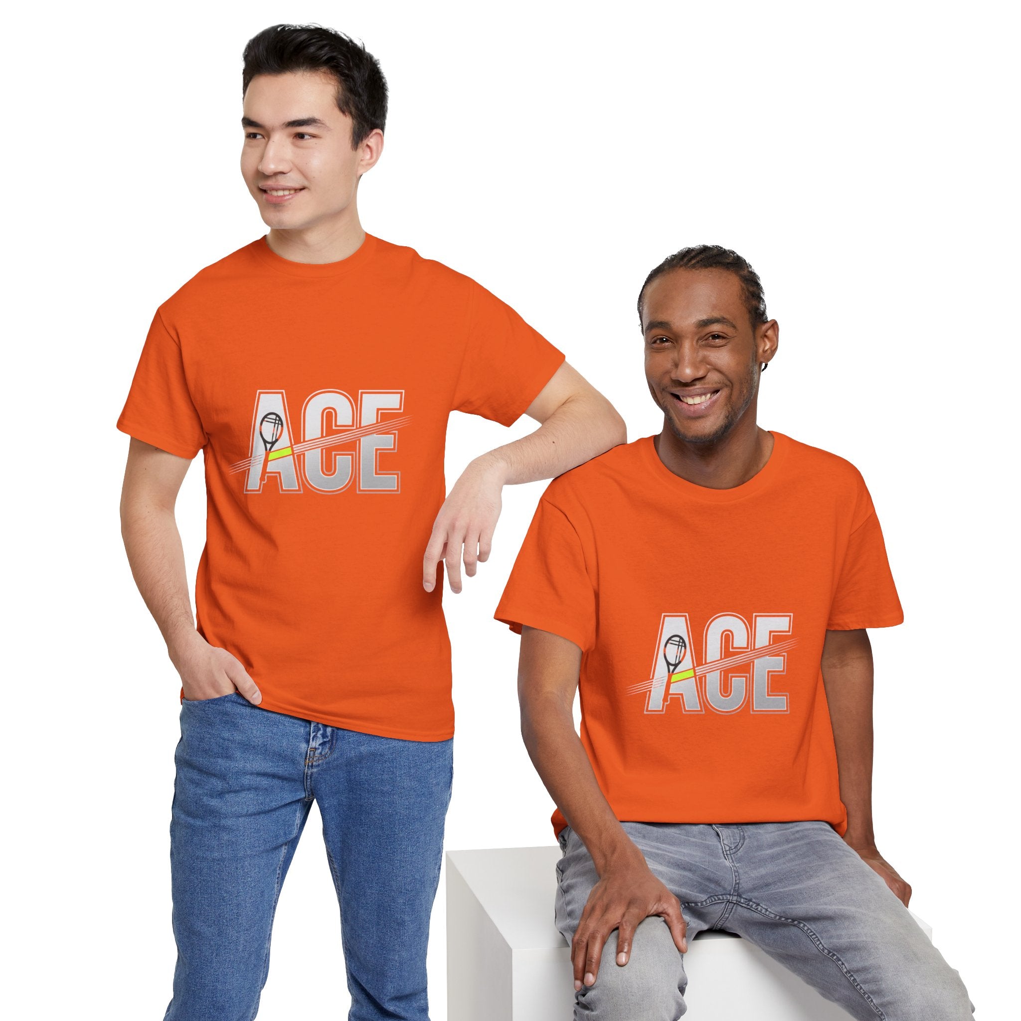 Ace Graphic Tee — Minimal Tennis 'ACE' Design