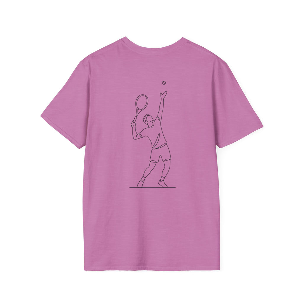 Tennis Script T-Shirt — Minimal Athletic Tee for Players & Fans