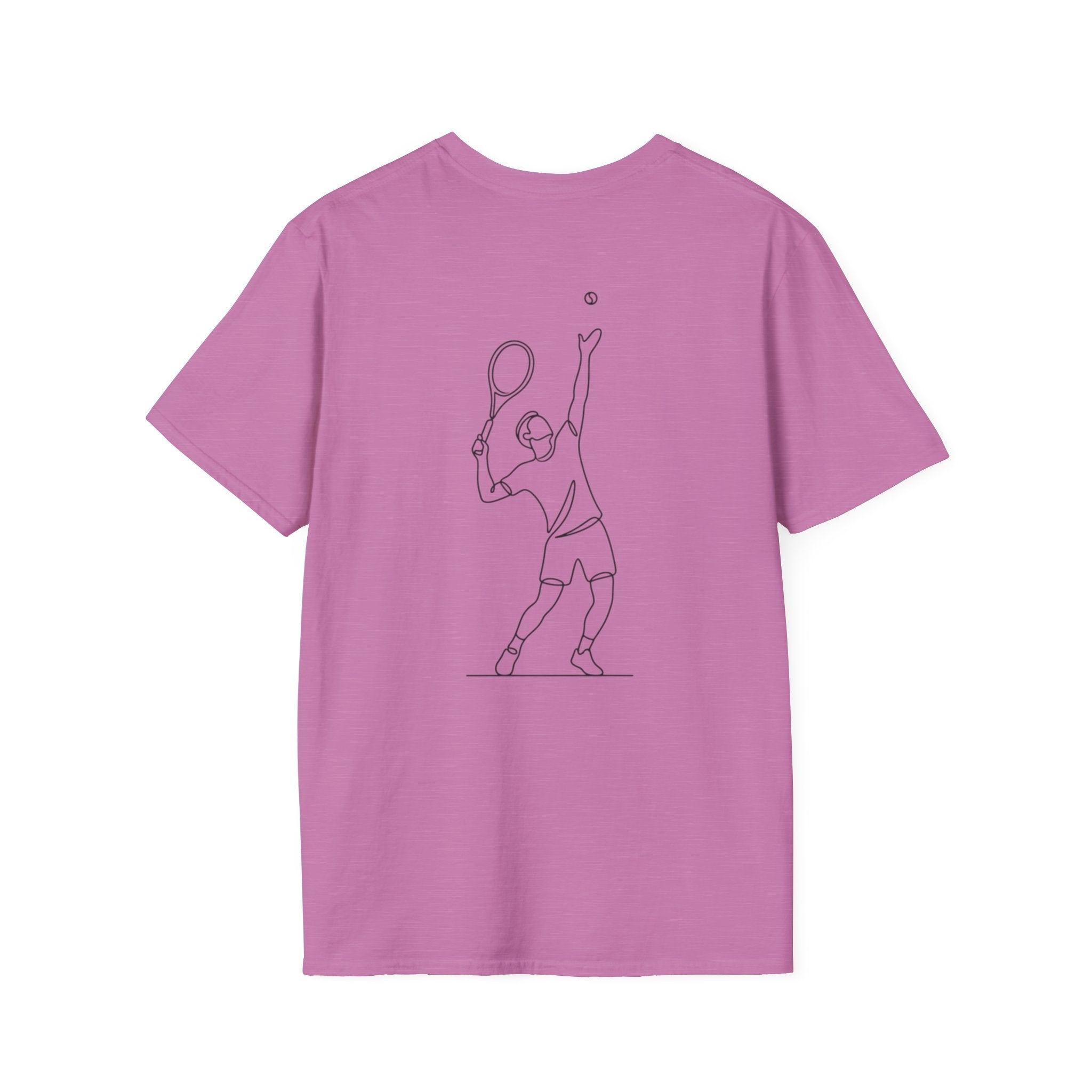 Tennis Script T-Shirt — Minimal Athletic Tee for Players & Fans