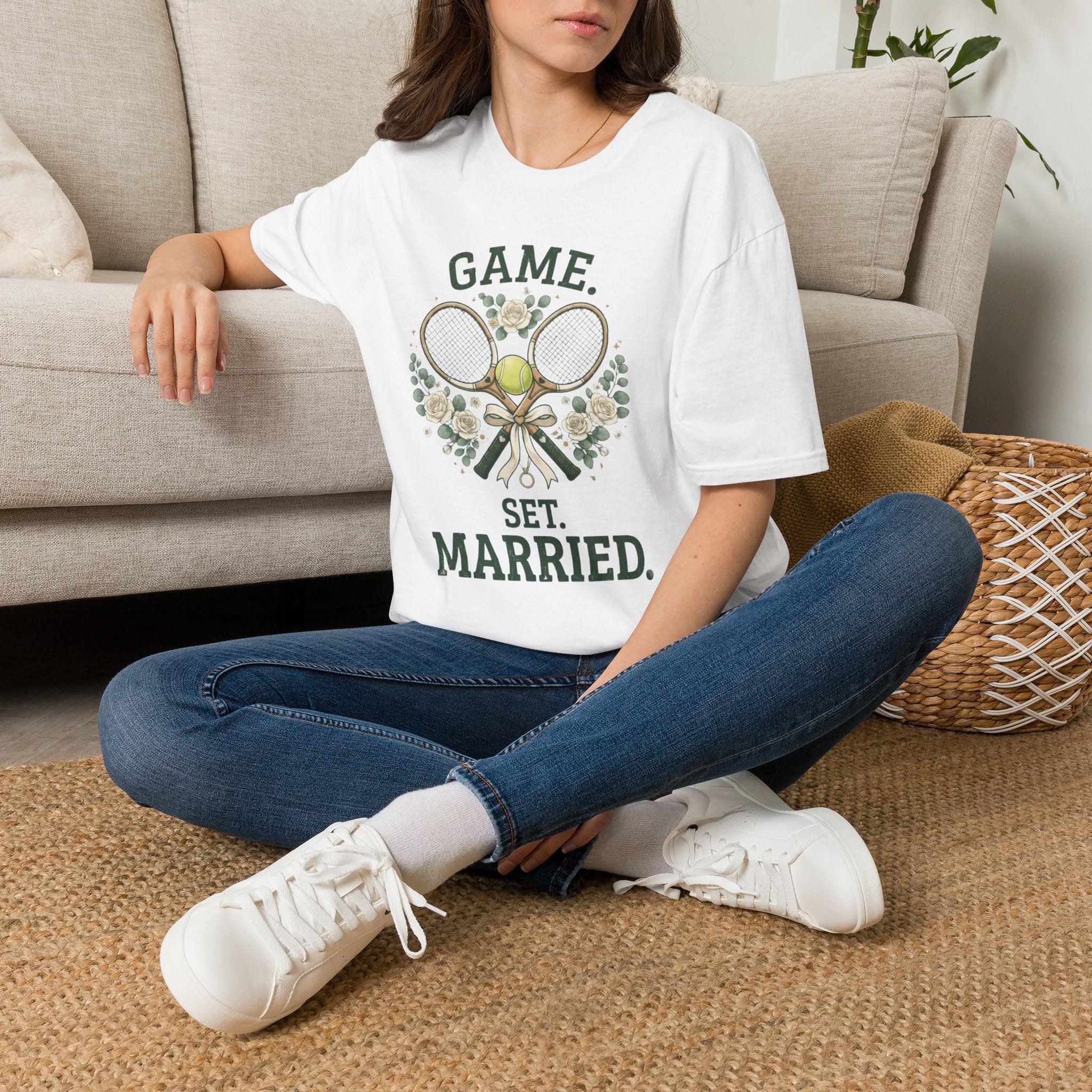 T-Shirt — "Game. Set. Married."