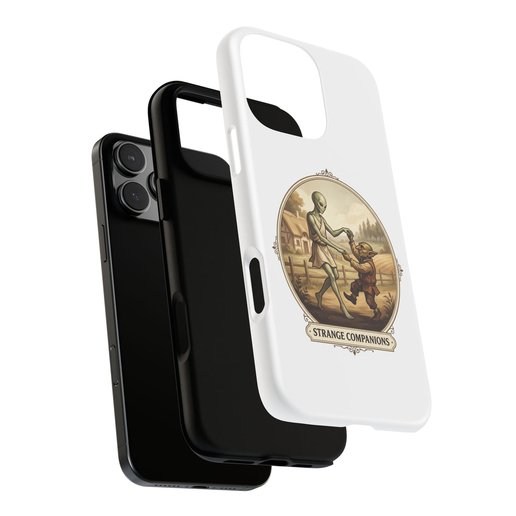 Phone Case — Vintage 'Strange Companions' Alien & Child Illustration