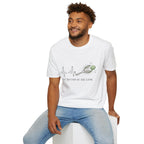 Tennis Rhythm T-Shirt — “The Rhythm of the Game” Tennis Racket & Ball Tee