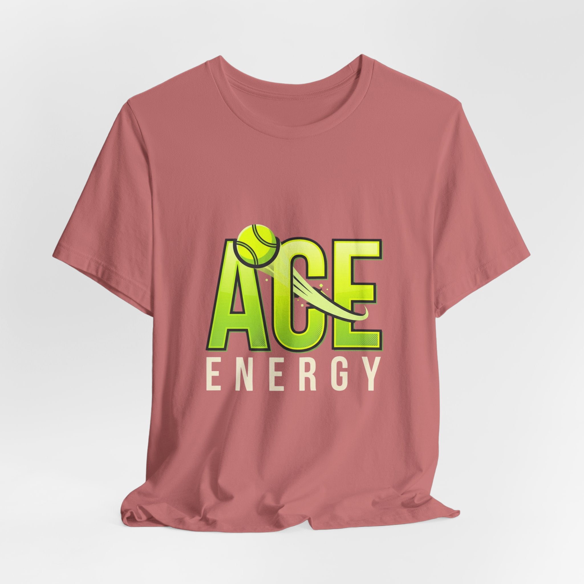 T-Shirt — "Ace Energy" Tennis Graphic Tee