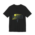 Winner Tennis T‑Shirt — Motivational Tennis Tee with Ball & Racket Graphic